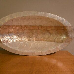 SHELL STYLE LIGHTWEIGHT OVAL BOWL